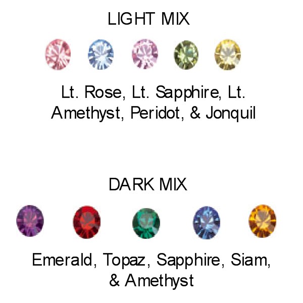 Colors on your monitor may not show an exact representation of actual colors.